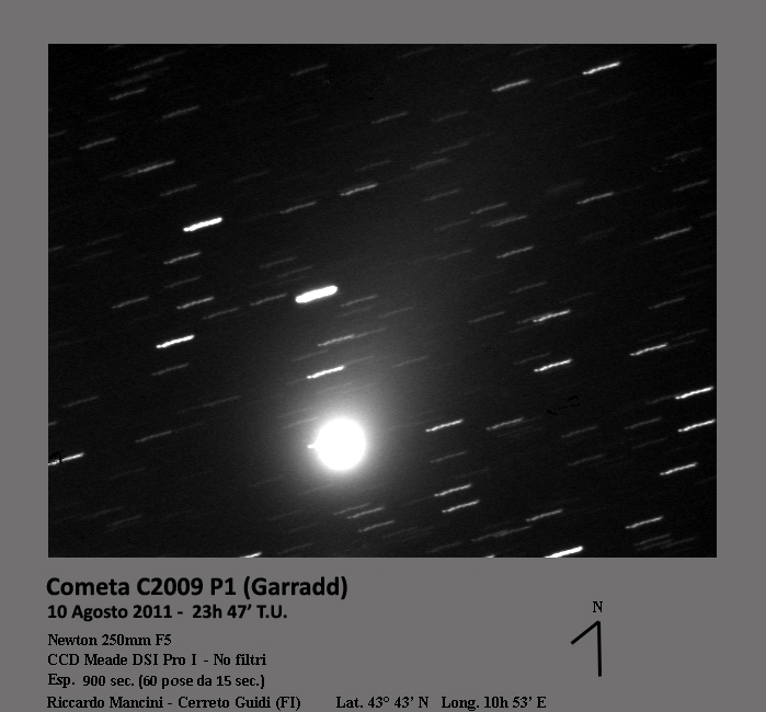 Cometa C2009P1 Garradd